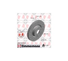 Гальмівний диск ZIMMERMANN 400.3659.20