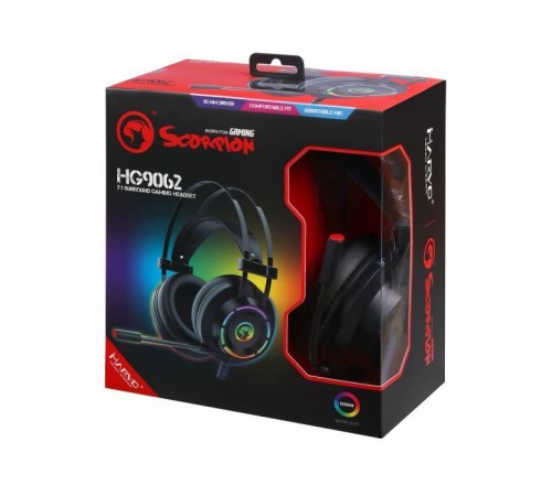 Навушники Marvo HG9062 Multi-LED 7.1 Black (HG9062) Навушники Marvo HG9062 Multi-LED 7.1 Black (HG9062)