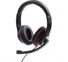 Наушники Gembird MHS-03-BKRD Black/Red (MHS-03-BKRD)