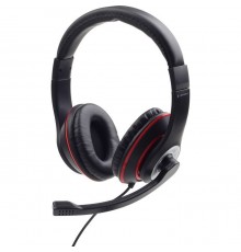 Наушники Gembird MHS-03-BKRD Black/Red (MHS-03-BKRD)