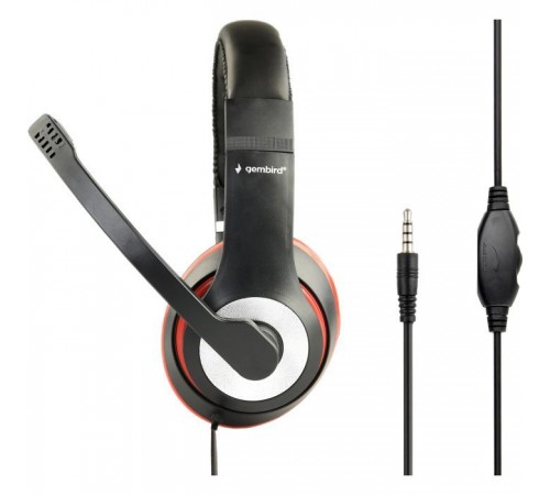 Наушники Gembird MHS-03-BKRD Black/Red (MHS-03-BKRD) Наушники Gembird MHS-03-BKRD Black/Red (MHS-03-BKRD)
