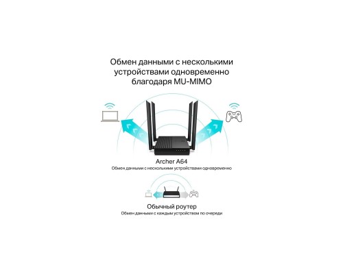 Маршрутизатор TP-Link ARCHER A64 (ARCHER-A64) Маршрутизатор TP-Link ARCHER A64 (ARCHER-A64)
