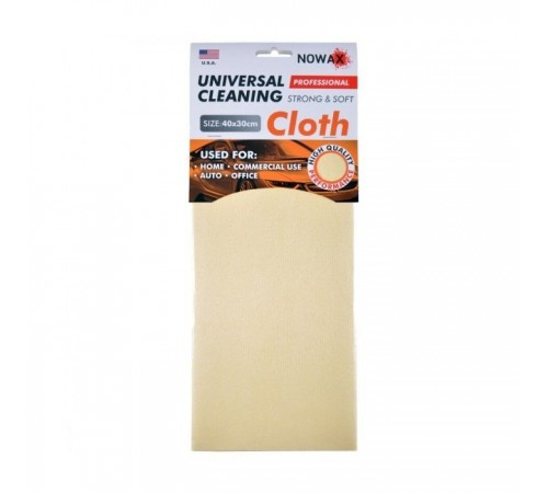 Автомобільна серветка NOWAX 40*30 жовта (NX63432) Автомобільна серветка NOWAX 40*30 жовта (NX63432)