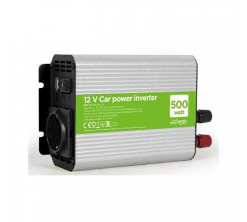 Автомобільний інвертор EnerGenie 12V/220V 500 Вт (EG-PWC500-01) Автомобільний інвертор EnerGenie 12V/220V 500 Вт (EG-PWC500-01)