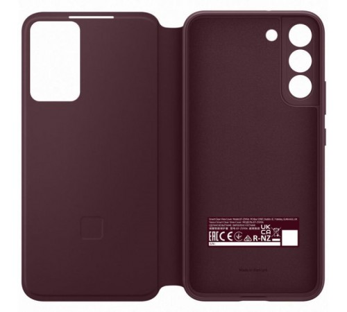 Чохол до мобільного телефона Samsung Smart Clear View Cover Galaxy S22 Plus Burgundy (EF-ZS906CEEGRU) Чохол до мобільного телефона Samsung Smart Clear View Cover Galaxy S22 Plus Burgundy (EF-ZS906CEEGRU)