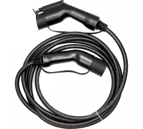 Зарядний кабель для електромобіля HiSmart Type 1 - Type 2, 32A, 7.2кВт, 1 фазный, 5м (EV200009) Зарядний кабель для електромобіля HiSmart Type 1 - Type 2, 32A, 7.2кВт, 1 фазный, 5м (EV200009)