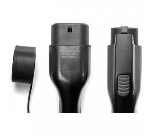 Зарядний кабель для електромобіля HiSmart Type 1 - Type 2, 32A, 7.2кВт, 1 фазный, 5м (EV200009) Зарядний кабель для електромобіля HiSmart Type 1 - Type 2, 32A, 7.2кВт, 1 фазный, 5м (EV200009)