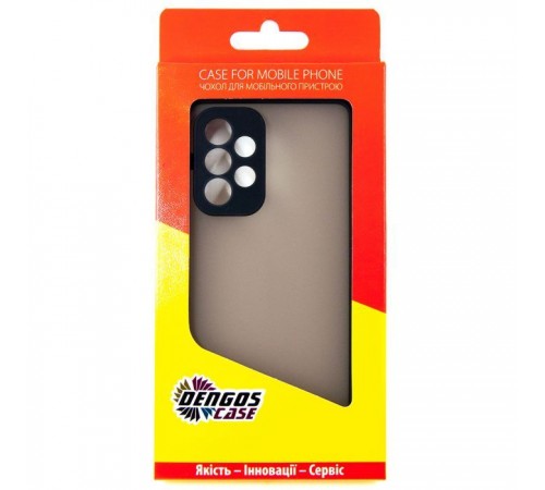 Чохол до мобільного телефона Dengos Matte Samsung Galaxy A53 (black) (DG-TPU-MATT-100) Чохол до мобільного телефона Dengos Matte Samsung Galaxy A53 (black) (DG-TPU-MATT-100)