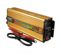 Автомобильный инвертор 12V/220V 2000ВА(1200Вт), approximate sinusoid Voltronic (YT-2000W-CI12V)