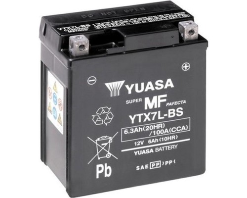 Акумулятор автомобільний Yuasa 12V 6Ah MF VRLA Battery AGM (YTX7L-BS) Акумулятор автомобільний Yuasa 12V 6Ah MF VRLA Battery AGM (YTX7L-BS)