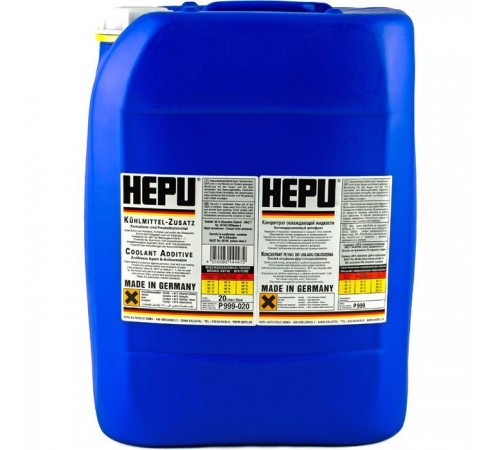 Антифриз HEPU 20л blue (P999-020) Антифриз HEPU 20л blue (P999-020)