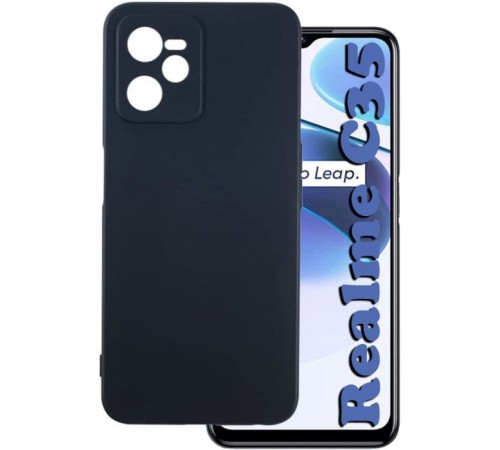 Чохол до мобільного телефона BeCover Realme C35 Black (708125) Чохол до мобільного телефона BeCover Realme C35 Black (708125)
