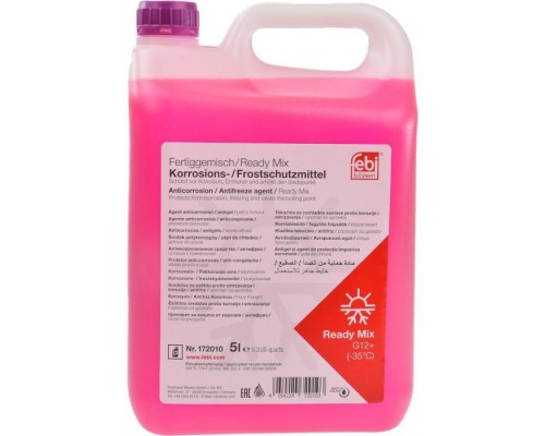 Антифриз Febi G12+ 5л фиолетовый -35C (172010FE)