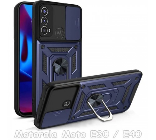 Чохол до мобільного телефона BeCover Military Motorola Moto E30 / E40 Blue (708183) Чохол до мобільного телефона BeCover Military Motorola Moto E30 / E40 Blue (708183)
