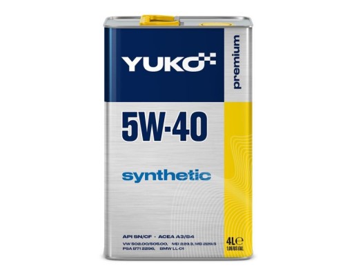 Моторное масло Yuko SYNTHETIC 5W-40 4л (4820070241167) Моторное масло Yuko SYNTHETIC 5W-40 4л (4820070241167)