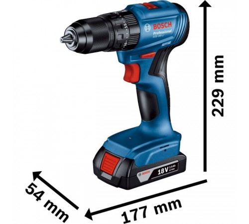 Шуруповерт Bosch GSB 185-LI, 2х2.0 Ah, ЗП GAL 18V-20, кейс (0.601.9K3.100) Шуруповерт Bosch GSB 185-LI, 2х2.0 Ah, ЗП GAL 18V-20, кейс (0.601.9K3.100)
