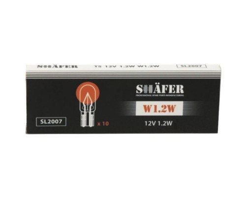 Автолампа SHAFER 12V1.2WW1.2W (SL2007) Автолампа SHAFER 12V1.2WW1.2W (SL2007)