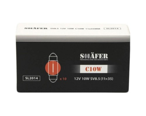 Автолампа SHAFER 12V10WC10WSV8.5 (SL2014)