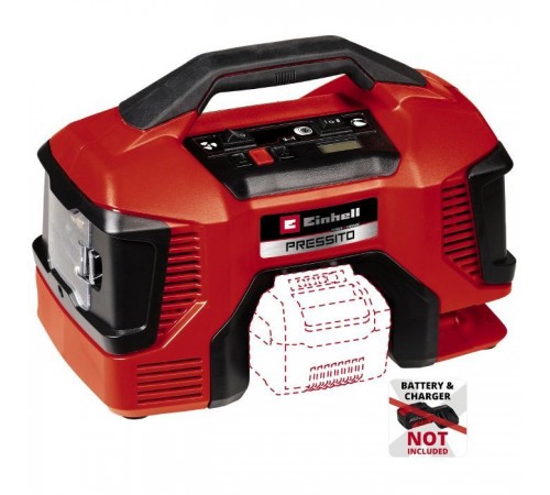 Автомобільний компресор Einhell PRESSITO 18/21, 18В, PXC (без АКБ і ЗП) (4020467) Автомобільний компресор Einhell PRESSITO 18/21, 18В, PXC (без АКБ і ЗП) (4020467)