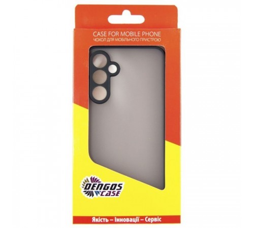 Чохол до мобільного телефона Dengos Matte Samsung Galaxy A54 5G (black) (DG-TPU-MATT-120) Чохол до мобільного телефона Dengos Matte Samsung Galaxy A54 5G (black) (DG-TPU-MATT-120)