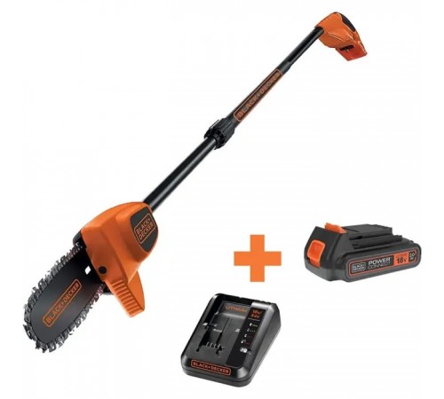 Кущоріз Black&Decker висоторіз, 18V,2Ah, штанга 150-244 см, довжина шини 20 см (GPC1820L20) Кущоріз Black&Decker висоторіз, 18V,2Ah, штанга 150-244 см, довжина шини 20 см (GPC1820L20)