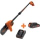 Кущоріз Black&Decker висоторіз, 18V,2Ah, штанга 150-244 см, довжина шини 20 см (GPC1820L20)