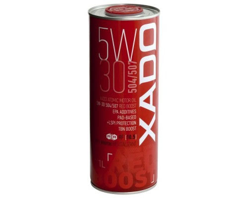 Моторное масло Xado 5W-30 504/507 Red Boost, 1л (ХА 26196)
