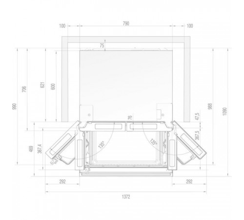 Холодильник Gorenje NRM8181UX Холодильник Gorenje NRM8181UX