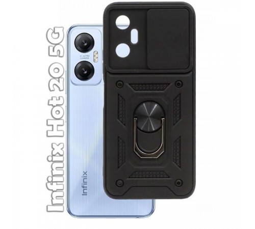 Чохол до мобільного телефона BeCover Military Infinix Hot 20 5G (X666B) Black (709094) Чохол до мобільного телефона BeCover Military Infinix Hot 20 5G (X666B) Black (709094)