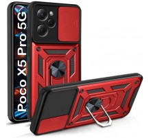 Чохол до мобільного телефона BeCover Military Poco X5 Pro 5G Red (709117)