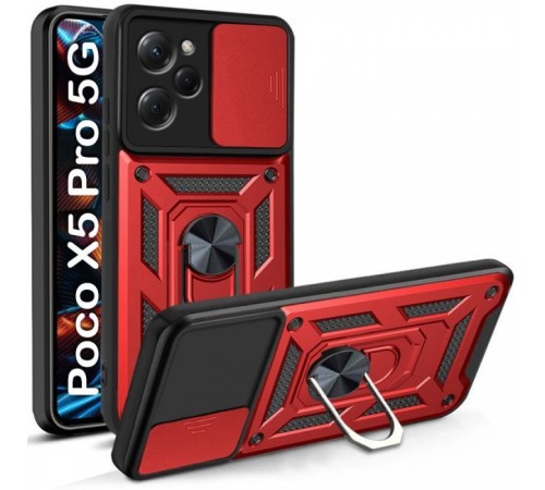 Чохол до мобільного телефона BeCover Military Poco X5 Pro 5G Red (709117) Чохол до мобільного телефона BeCover Military Poco X5 Pro 5G Red (709117)