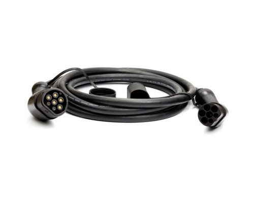 Зарядний кабель для електромобіля HiSmart Type 2, 32A, 22кВт, 3 фазный, 5м (EV200023) Зарядний кабель для електромобіля HiSmart Type 2, 32A, 22кВт, 3 фазный, 5м (EV200023)