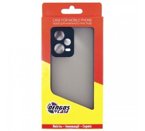 Чохол до мобільного телефона Dengos Matte Xiaomi Redmi Note 12 Pro 5g (black) (DG-TPU-MATT-128) Чохол до мобільного телефона Dengos Matte Xiaomi Redmi Note 12 Pro 5g (black) (DG-TPU-MATT-128)