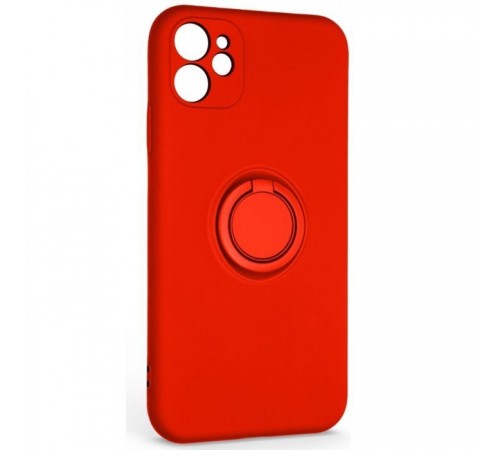 Чохол до мобільного телефона Armorstandart Icon Ring Apple iPhone 11 Red (ARM68642) Чохол до мобільного телефона Armorstandart Icon Ring Apple iPhone 11 Red (ARM68642)