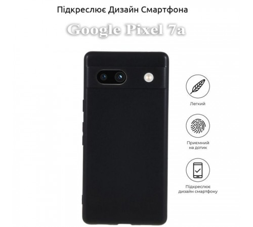 Чохол до мобільного телефона BeCover Google Pixel 7a Black (709817) Чохол до мобільного телефона BeCover Google Pixel 7a Black (709817)