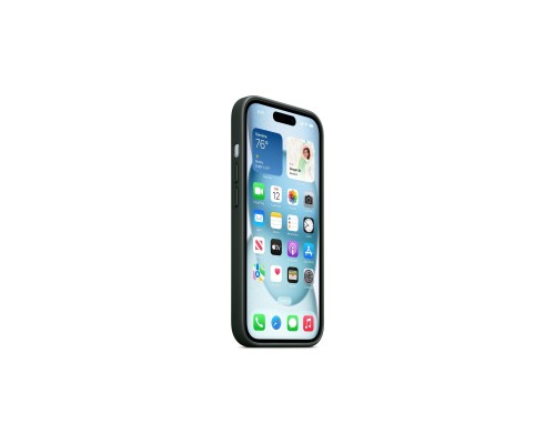 Чехол для мобильного телефона Apple iPhone 15 FineWoven Case with MagSafe Evergreen (MT3J3ZM/A)