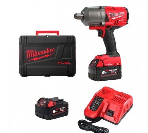 Гайковерт Milwaukee високомоментний 3/4" 2034Нм M18 FUEL ONEFHIWF34-502X ONE-KEY (4933459730) Гайковерт Milwaukee високомоментний 3/4" 2034Нм M18 FUEL ONEFHIWF34-502X ONE-KEY (4933459730)