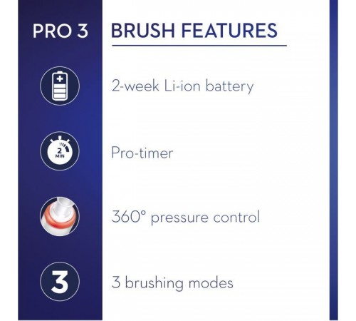 Електрична зубна щітка Oral-B Pro 3 3500 D505.513.3X WT (4210201395539) Електрична зубна щітка Oral-B Pro 3 3500 D505.513.3X WT (4210201395539)