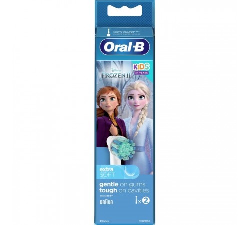 Насадка для зубной щетки Oral-B Kids Frozen II, 2 шт (4210201383994) Насадка для зубной щетки Oral-B Kids Frozen II, 2 шт (4210201383994)