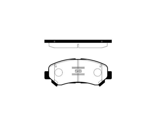 Гальмівні колодки HI-Q SP1451 Гальмівні колодки HI-Q SP1451