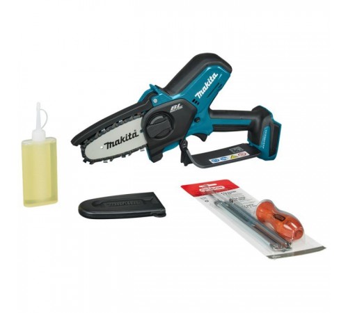Ланцюгова пила Makita LXT, 18V, 100мм (без АКБ та ЗП) (DUC101Z) Ланцюгова пила Makita LXT, 18V, 100мм (без АКБ та ЗП) (DUC101Z)