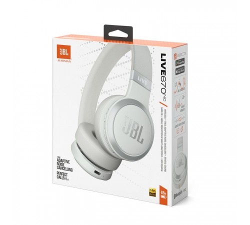 Навушники JBL Live 670 NC White (JBLLIVE670NCWHT) Навушники JBL Live 670 NC White (JBLLIVE670NCWHT)