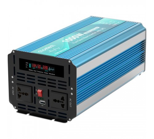 Автомобільний інвертор Choetech 12/220V 1000Вт, з функцією ДБЖ, чиста синусоїда (INV-C1000WUPS-EU) Автомобільний інвертор Choetech 12/220V 1000Вт, з функцією ДБЖ, чиста синусоїда (INV-C1000WUPS-EU)
