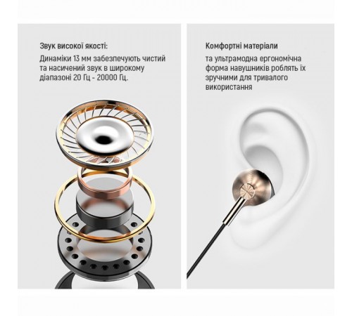 Наушники ColorWay Slim 3.5 mm Wired Earphone Blast 2 Black (CW-WD02BK) Наушники ColorWay Slim 3.5 mm Wired Earphone Blast 2 Black (CW-WD02BK)