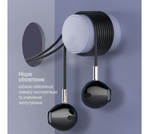 Наушники ColorWay Slim 3.5 mm Wired Earphone Blast 2 Black (CW-WD02BK) Наушники ColorWay Slim 3.5 mm Wired Earphone Blast 2 Black (CW-WD02BK)