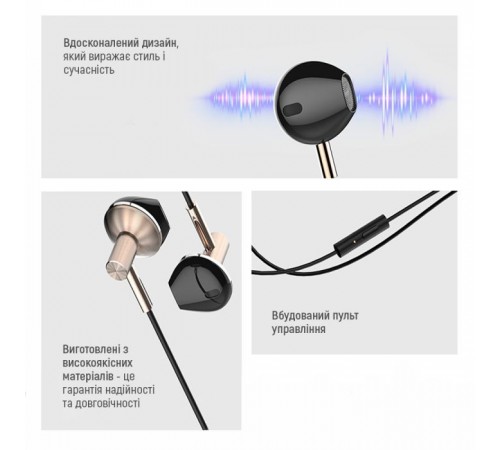 Наушники ColorWay Slim 3.5 mm Wired Earphone Blast 2 Black (CW-WD02BK) Наушники ColorWay Slim 3.5 mm Wired Earphone Blast 2 Black (CW-WD02BK)