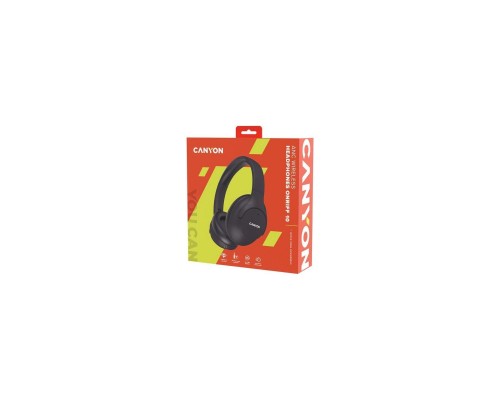 Наушники Canyon OnRiff 10 ANC Bluetooth Black (CNS-CBTHS10BK)