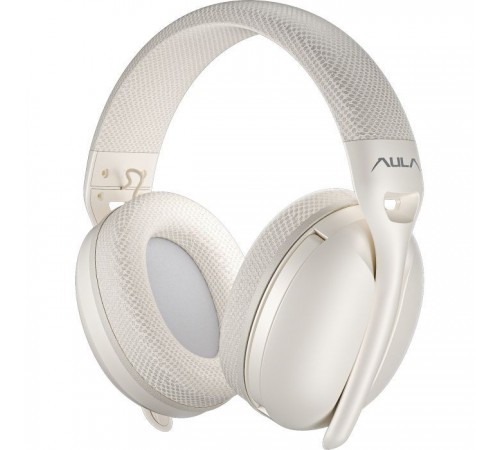 Наушники Aula S6 - 3 in 1 Wired/2.4G Wireless/Bluetooth Milk Tea (6948391235578) Наушники Aula S6 - 3 in 1 Wired/2.4G Wireless/Bluetooth Milk Tea (6948391235578)