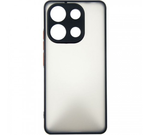 Чохол до мобільного телефона Dengos Matte Xiaomi Redmi Note 13 4G (black) (DG-TPU-MATT-140) Чохол до мобільного телефона Dengos Matte Xiaomi Redmi Note 13 4G (black) (DG-TPU-MATT-140)