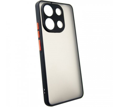 Чохол до мобільного телефона Dengos Matte Xiaomi Redmi Note 13 4G (black) (DG-TPU-MATT-140) Чохол до мобільного телефона Dengos Matte Xiaomi Redmi Note 13 4G (black) (DG-TPU-MATT-140)